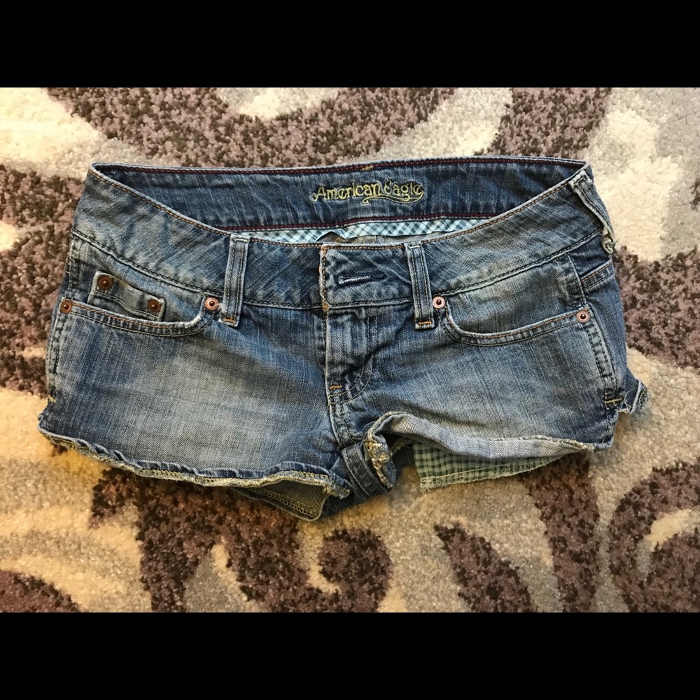 American Eagle light-wash denim shorts